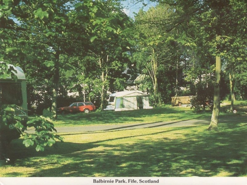 Balbirnie Park Fife Scotland Caravan Club Park Postcard