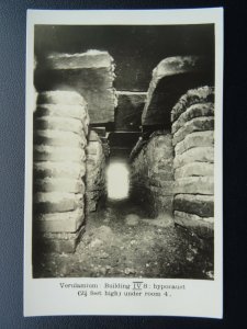 Hertfordshire St. Alban VERULAMIUM Hypocaust - Old RP Postcard