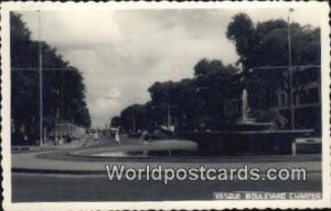 Printed Photo Vasque Blvd Charner Saigon Vietnam, Viet Nam Writing on back 