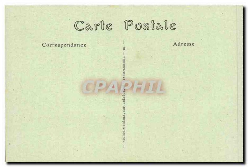 Couchy Chateau - Les Remparts - Old Postcard