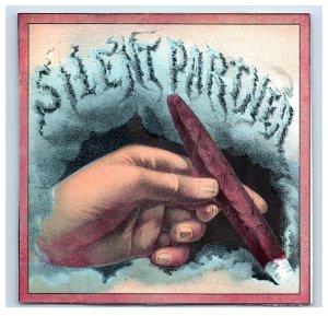 1870's Silent Partner Geo S Harris Cigar Box Label #6KE