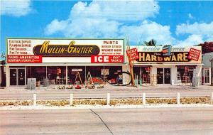 Princeton FL Mullin - Gautier Hardware Store Guns Fishing Gear Postcard