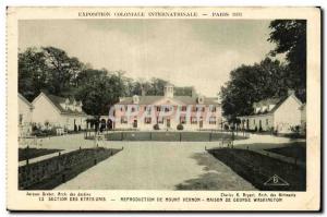 Old Postcard Exposition Coloniale Internationale Paris 1931 Section From USA ...