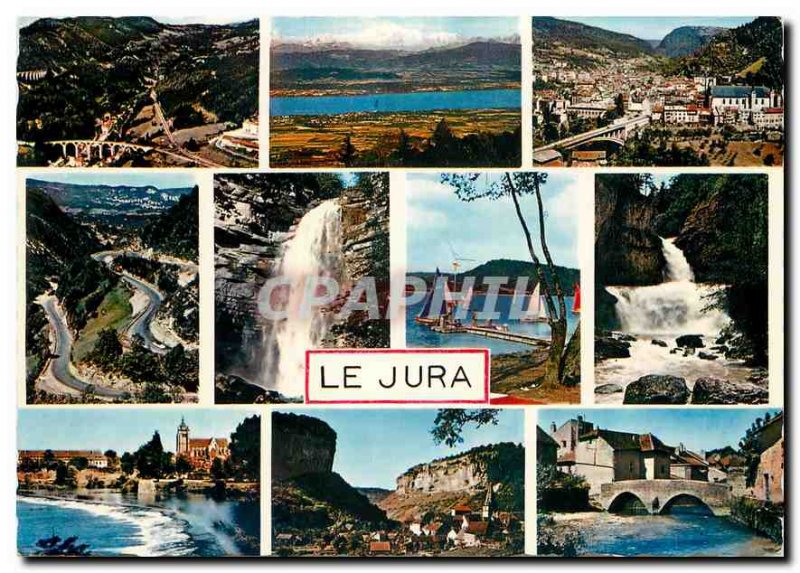 Postcard Modern Jura Morez viaducts Panorama at the neck of the Sickle Genera...