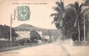 NOUMEA LE SEMAPHORE RUE DA LA REPUBLIGUE NEW CALEDONIA POSTCARD (1911)