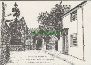Leicestershire Postcard - The Parish Church of St Mary, Rothley RR10361