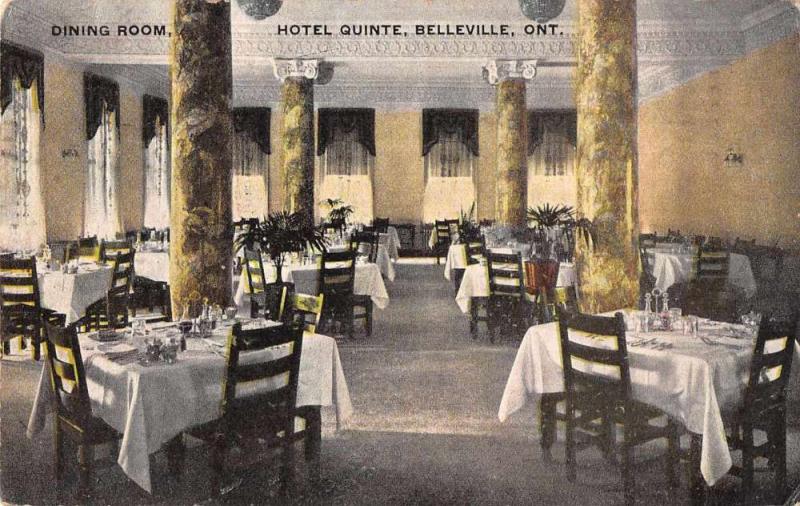 Belleville Ontario Canada dining room Hotel Quinte antique pc Z41395