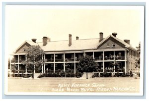 Army Finance School Class Room Building Ft. Bent Harrison IN RPPC Photo Postcard