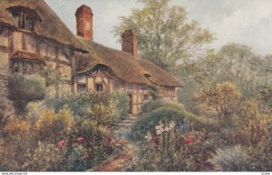 Stratford-upon-Avon, Warwickshire, England, 1900-10s ; Anne Hatthaway's Cottage