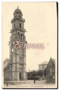 Postcard Old Church Landerneau St. Thomas