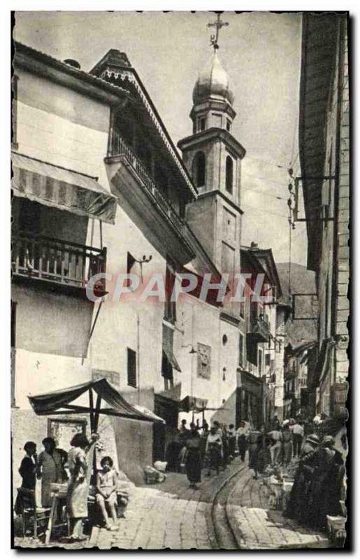 Modern Postcard Saint Martin Vesubie Old Street L & # 39Eglise