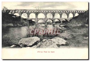 Old Postcard The Pont Du Gard