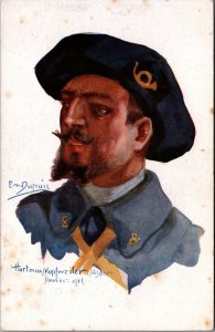 Artist Signed Emile Depuis, Military Outfits Infanterie Army Postcard C132