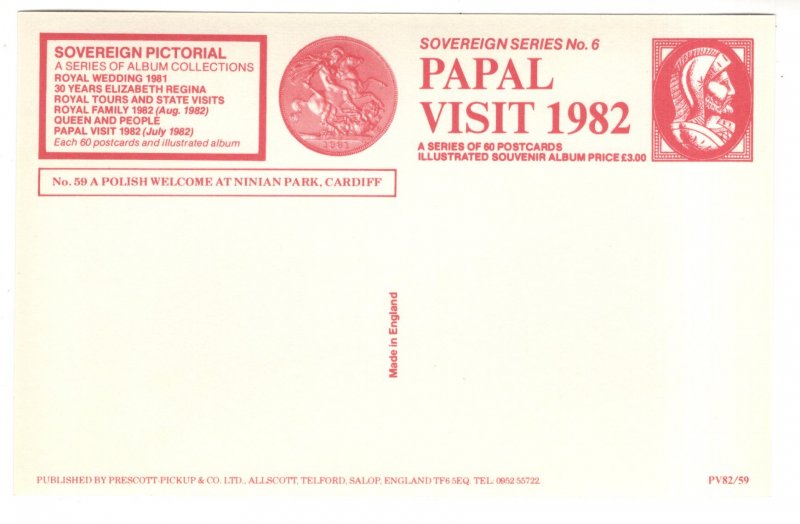 Polish Welcome, Ninian Park Cardiff Wales Papal Visit 1982, Traditional Custom
