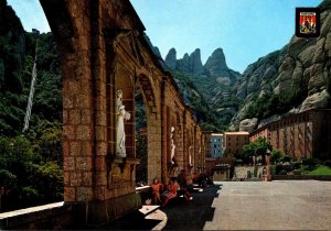 Spain Montserrat Monastery Square Of The Sanctuary