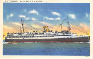 SS Yarmouth Eastern Steamship Line Ship Unused 