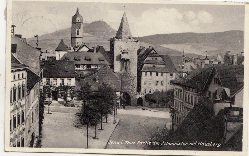 BF17261 jena i thur partie am johannistor it hausberg germany  front/back image 