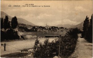 CPA Les Alpes - EMBRUN - Pont de la Clapiere sur la Durance (453476)