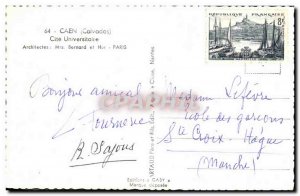 Postcard Moderne Caen Cite Universitaire