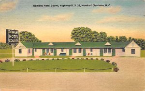 Romany Hotel Courts norht of Charlotte - Charlotte, North Carolina NC