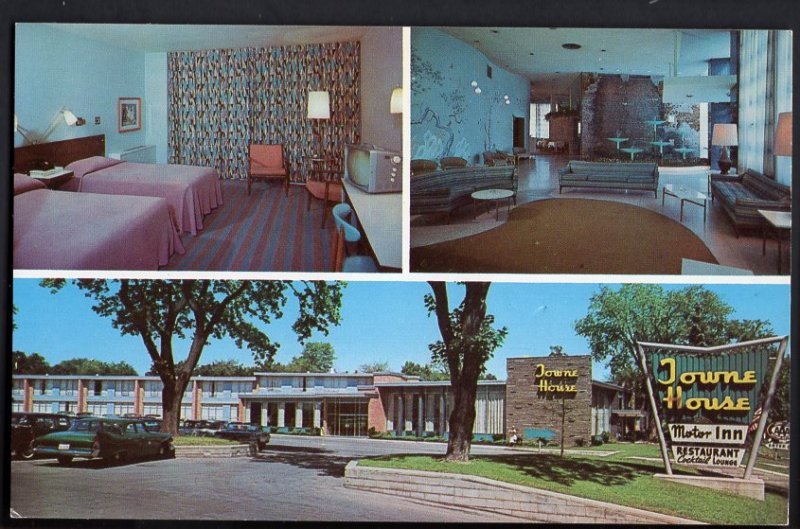 New York ROCHESTER Towne House Motor Inn & Restaurant Routes 15 & 47 - Chrome