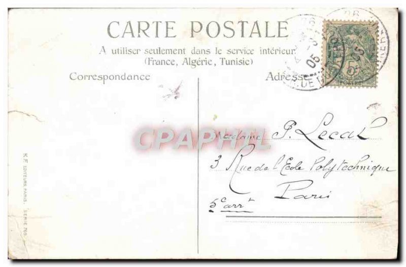 Old Postcard Fantasy Flowers