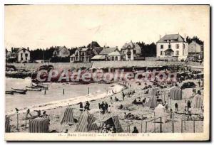 Postcard Old Batz Loire Inf La Plage Saint Michel