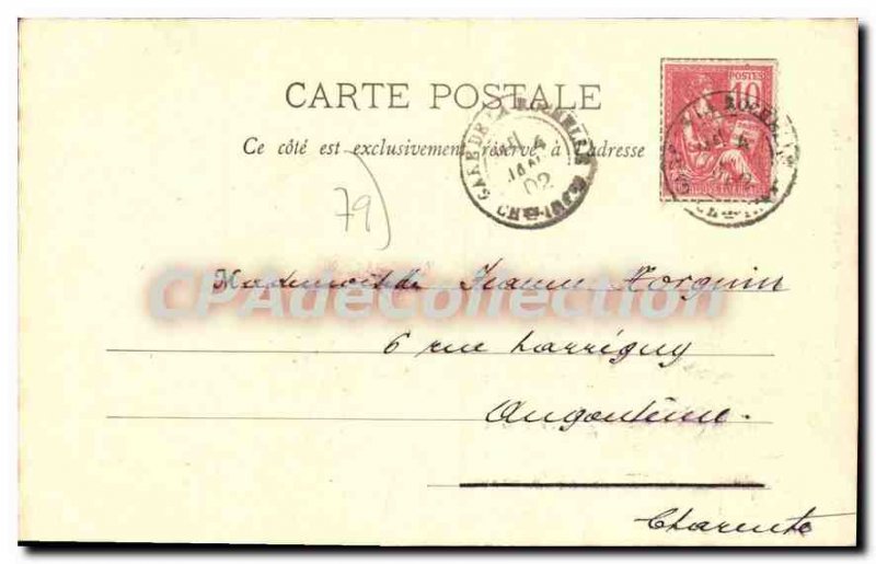 Old Postcard Niort Donjon