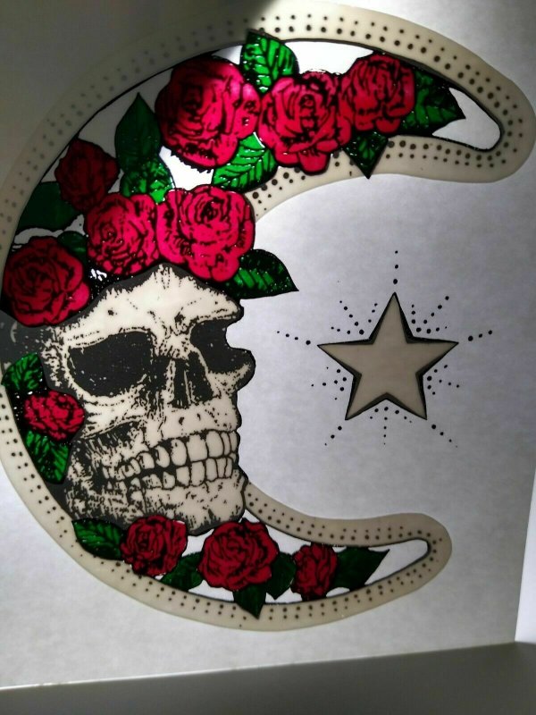 Grateful Dead Pop Art Bertha Have A Grateful Day!! - Window Sticker /  Decal