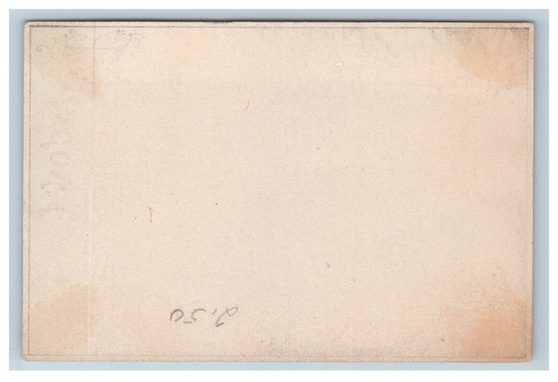 Victorian Trade Card Paragon Dried Beef Man in Boat Wrecked Recks