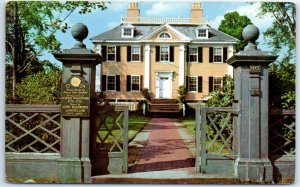 Postcard - The Longfellow House - Cambridge, Massachusetts