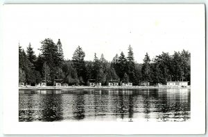 1950s-60s Cramer's Resort Eastbound Diamond Point Lake George NY Postcard Rppc