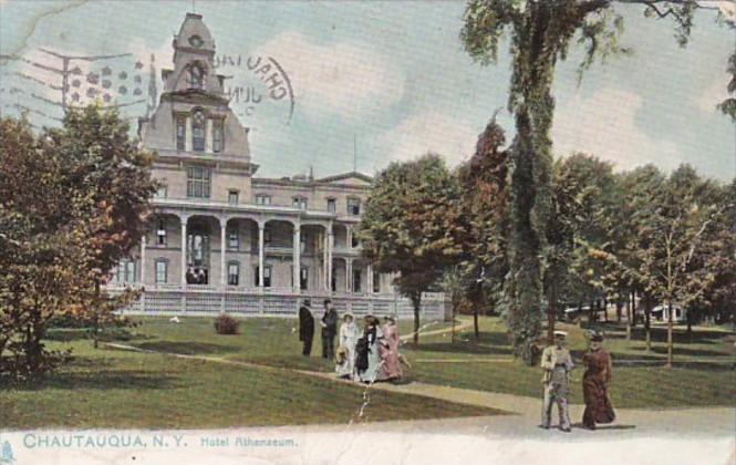 New York Chautauqua Hotel Athenaeum 1908 Tucks