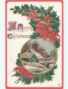 Divided-Back CHRISTMAS SCENE Great Postcard W9670