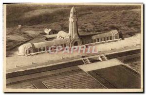 Old Postcard Douaumont Aerial view