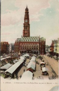 Arras L'Hotel de Ville France Unused Postcard G70