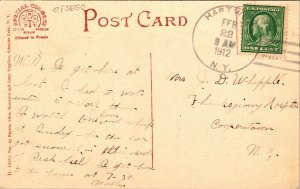 Postcard NY Richfield Springs Pine Grove Camps from Canadarago Lake