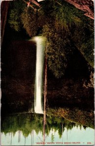 Silver Creek Falls Salem Oregon Postcard c.1910s Edward H Mitchell Publisher