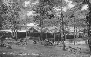 Dancing Pavilion Edgewood Park - Shamokin, Pennsylvania PA Postcard