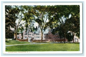 1930 Man Standing in Front of Culyer Hall, Princeton New Jersey NJ  