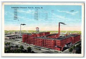 1939 Independent Pneumatic Tool Co. Exterior Aurora Illinois IL Posted Postcard