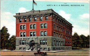 Postcard Y.M.C.A. Building in Richmond, Indiana