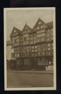 TQ3342 - Shropshire - Feathers Hotel with Marquetry Frontage, Ludlow - postcard