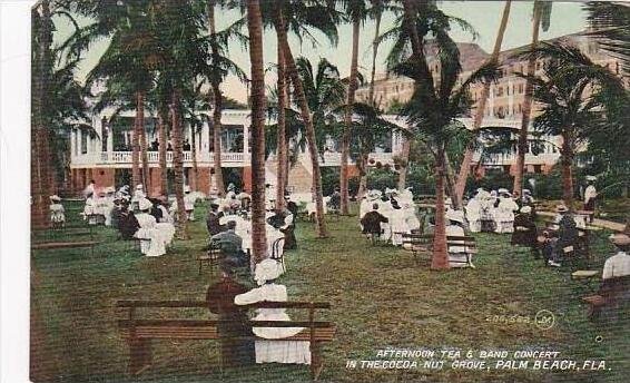 Florida Palm Beach Afternoon Tea & Band Concert In The Cocoanut Grove