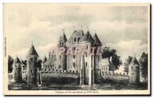 Old Postcard Chateau de Vic sur Aisne in the 16th