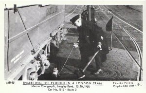 Transport Postcard - Inserting The Plough in A London Tram 15.10.1950 - BX980