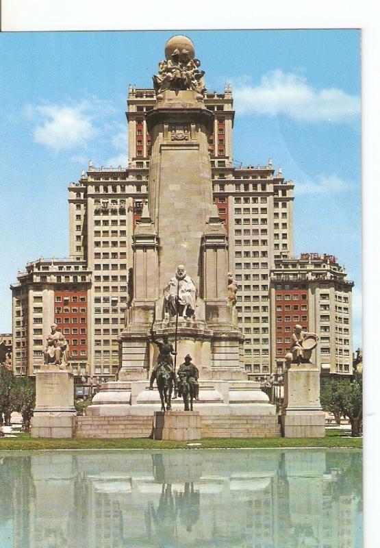 Postal 031241 : Madrid. Plaza de Espa?. Monumento a Cervantes