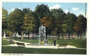 City Park in Lewiston, Maine