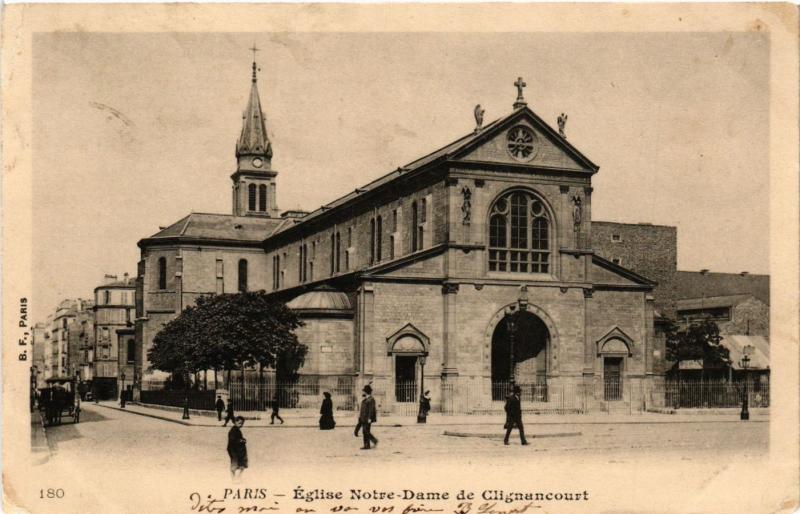 CPA Paris 18e Église Notre Dame de Clignancourt (283866)