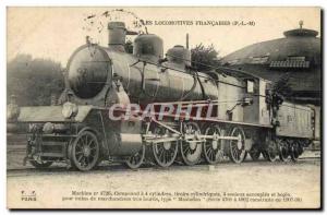 Postcard Old Train Locomotive 4726 Machine Type Mastodon